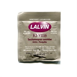 Дрожжи винные LALVIN K1-V1116; Канада; LALVIN; ШТ. 25873
