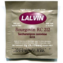 Дрожжи винные LALVIN Bourgovin RC212; Канада; LALVIN; ШТ. 25876